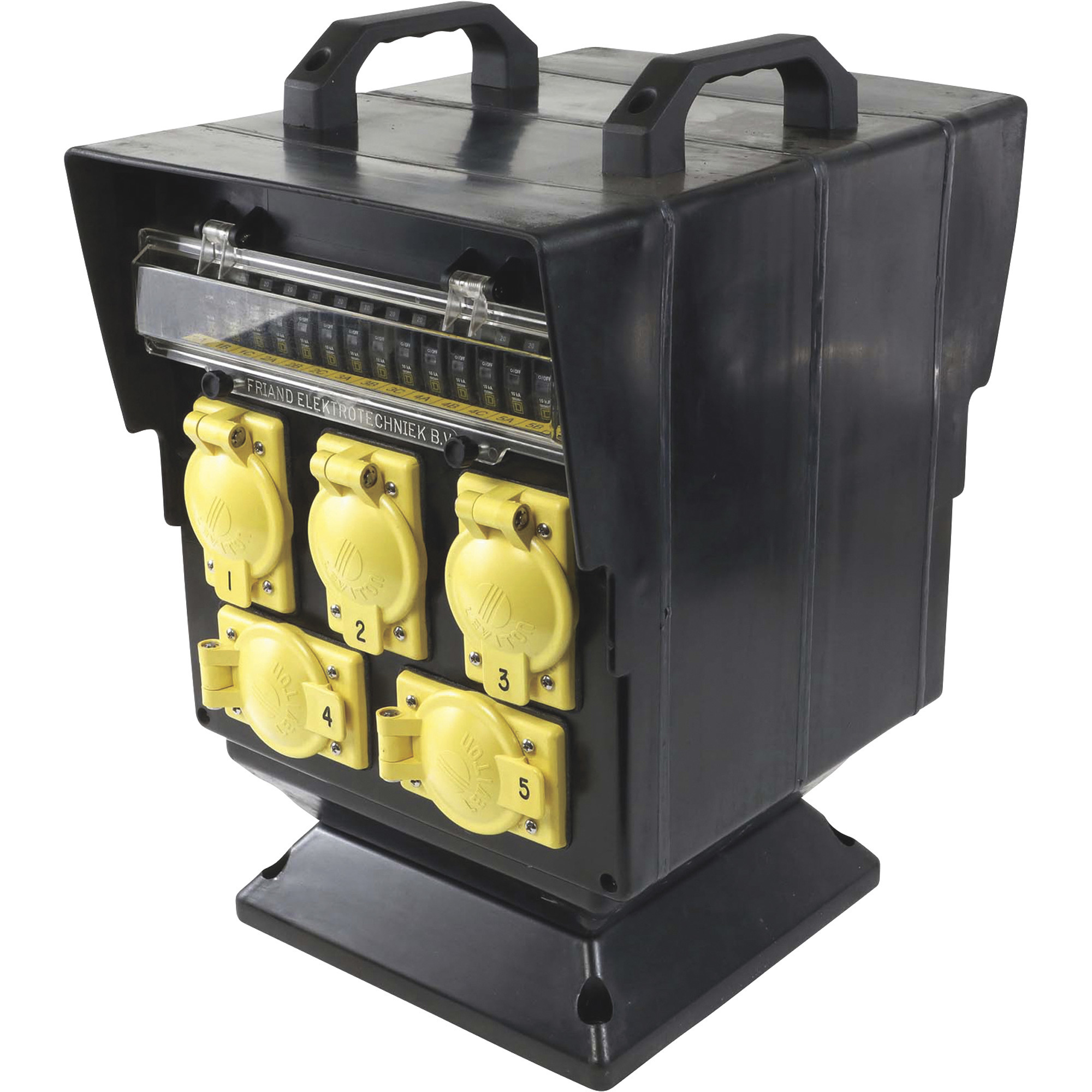 CEP Portable Power Box w/GFCI — 30 Amps, 125/250 Volts, 8 Outlets